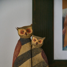 Sovy jako připomenutí moudrosti