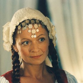 Herečka Ljuba Krbová v pohádce Lotrando a Zubejda.