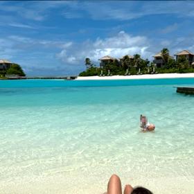 Monika Bagárová vyrazila na Maledivy. 