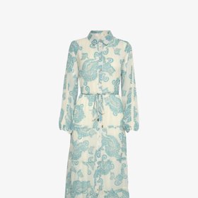 Košilové boho šaty, Cream, 3 200 Kč