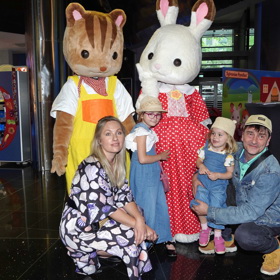 Saša Rašilov s Lídou berou dcery často do kina.