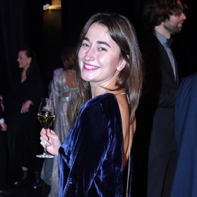 Dcera herce Saši Rašilova, Antonie, po předávání letošních Cen Thálie.