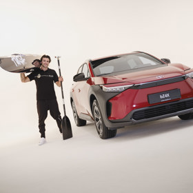 Kanoista Martin Fuksa říká, že prostorný vůz je nezbytností pro jeho tréninky.