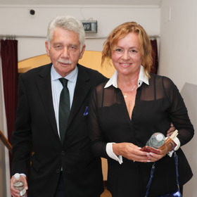 Herečka Jitka Sedláčková se svým snoubencem Pavlem Töpferem.