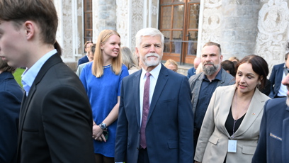 FOTO: Petr Pavel na Pražském hradě.