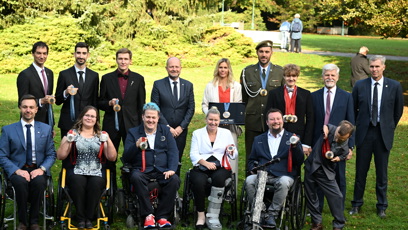 FOTO: Společná fotka s prezidentem.