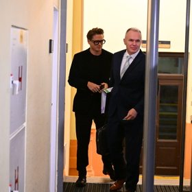 Herec Ondřej Brzobohatý u soudu.