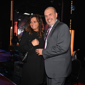 Petr Rychlý s partnerkou.