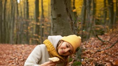 FOTO: Malá houbařka.