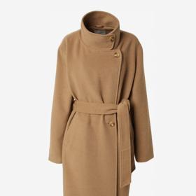 Dlouhý plášť s vysokým límcem, Lena Gercke, 3 479 Kč