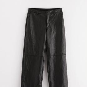 Černé koženkové kalhoty, Lindex, 1 199 Kč