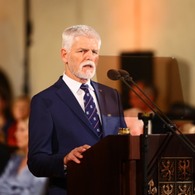 Petr Pavel během proslovu.