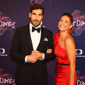 David Svoboda dorazil na StarDance s půvabnou partnerkou.