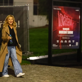 První přímý přenos opouštěla herečka Jana Paulová viditelně dobře naladěna.