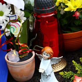 Nechybí ani andělíčci.