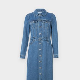 Dlouhé džínové šaty se zapínáním na knoflíky, Vero moda, 1 920 Kč