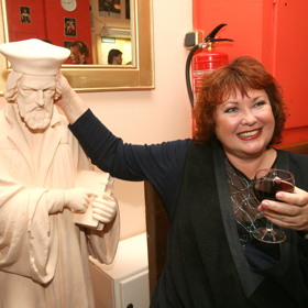 Herečka Naďa Konvalinková hýří ve společnosti optimismem.