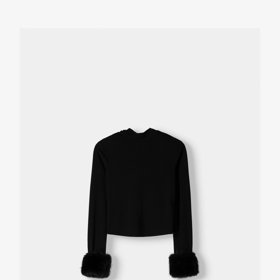 Top s kožešinovými prvky, Bershka, 649 Kč