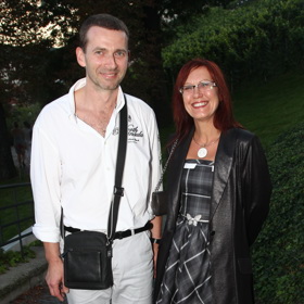 Lékařka Kateřina Cajthamlová s kolegou Petrem Havlíčkem v roce 2011.