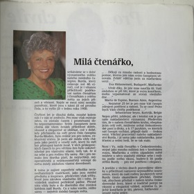 Úvodník z pera vydavatelky Aeene Burda.