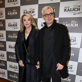 Herečka Zdena Studenková se svým partnerem Branislavem Kostkou.