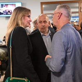 Chýlková s Krausem ve společnosti. 