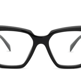 Brýle po čtyřicítce nutností? Nemusí to být problém, udělejte z nich stylový módní doplněk. Trendy současnosti velí nasadit velké a výrazné obroučky, Prada, lentiamo.cz, 5 699 Kč.