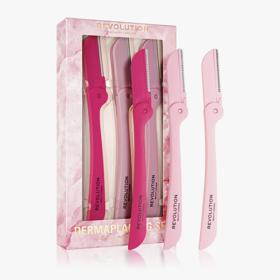 Sada odstraňovačů chloupků z obličeje a krku, Dermaplaning Set, Makeup Revolution, 199 Kč