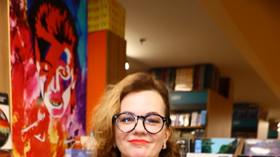 FOTO: Marta Jandová na křtu knihy.