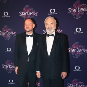 Jan Souček se Zdeňkem Svěrákem.