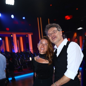 Patrik Hartl s manželkou. 