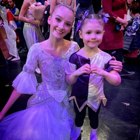 Natálka Matušová si užila své první vystoupení před publikem.