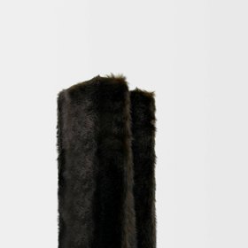 Kozačky s kožešinovou manžetou, Bershka, 1 599 Kč