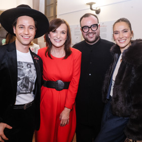 Zleva: Milan Peroutka, Beata Rajská, Dominik Peroutka, Andrea Bezděková.