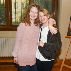 Sára Černochová a Josefína Marková z pohádky Tři princezny.