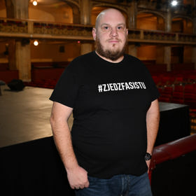 Gabriel Žifčák před svým vystoupením.