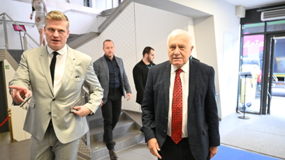 FOTO: Filip Turek s Václavem Klausem.