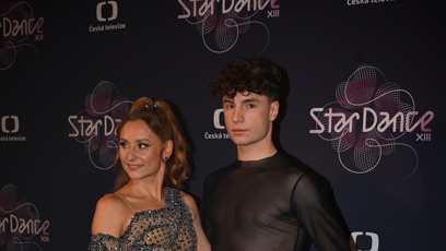 FOTO: Oskar Hes a Kateřina Bartuněk Hrstková před začátkem devátého večera StarDance.