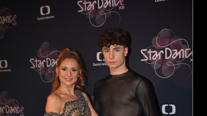 FOTO: Oskar Hes a Kateřina Bartuněk Hrstková před začátkem devátého večera StarDance.