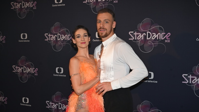 FOTO: Marta Dancingerová a Martin Prágr před začátkem devátého večera StarDance.