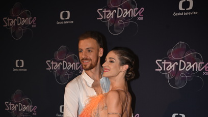 FOTO: Marta Dancingerová a Martin Prágr před začátkem devátého večera StarDance.