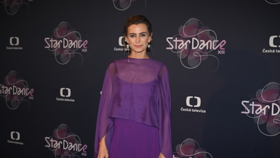 FOTO: Ivana Jirešová se objevila na devátém večeru StarDance.