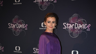 FOTO: Ivana Jirešová se objevila na devátém večeru StarDance.