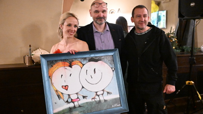 FOTO: Petra Hřebíčková dostala krásný obraz.