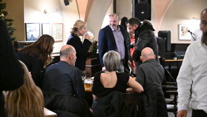 FOTO: Petra Hřebíčková si užívala pivo.