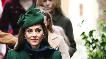 FOTO: Kate Middleton na tradiční vánoční mši v Sandringhamu.