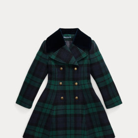 Dívčí tartanový kabátek, Ralph Lauren, 8 190 Kč