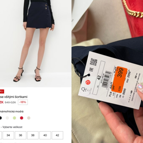 Dávejte si pozor na rozdílné ceny v obchodech a na eshopu. Není od věci si věci ověřovat. 