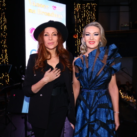 Lenka Graf a Olga Lounová před vánočním koncertem. 