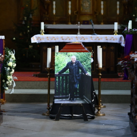 Pohřeb Zbyňka Merunky.
